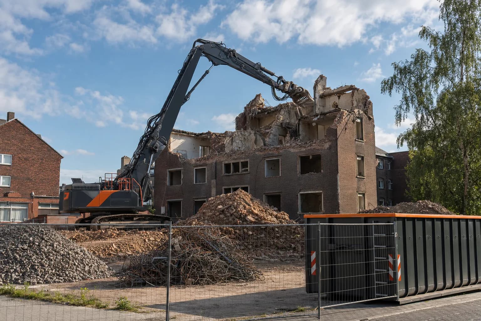 Entkernung und Abbruch: Mehrfamilienhaus in Herne-Mitte